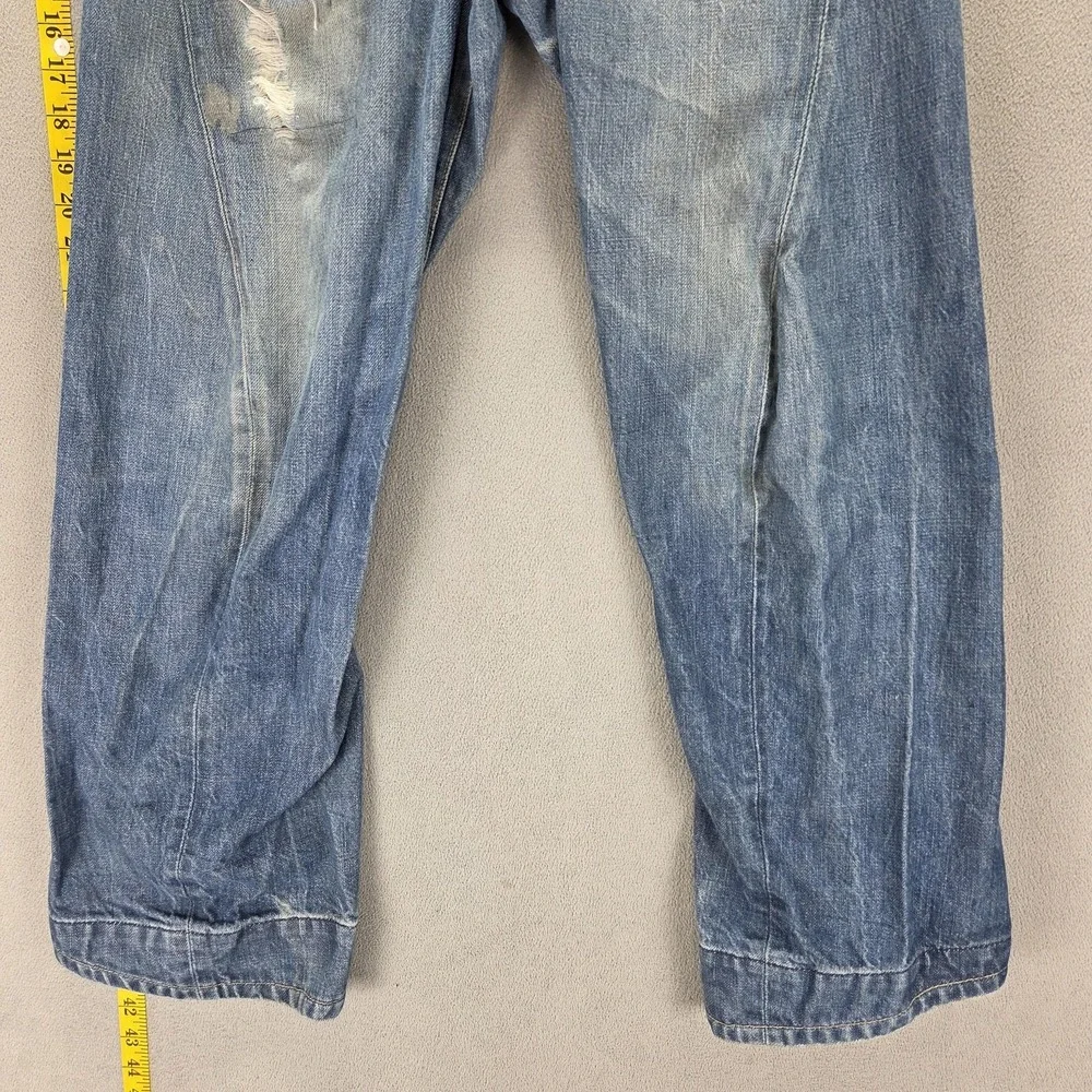 Vintage Levis Engineered Jeans Mens 30x30 Blue Buckle Back One Pocket Twisted